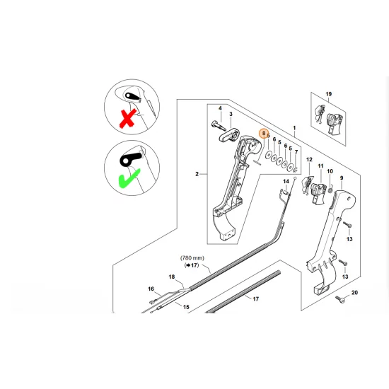STIHL  Trzpień cylindryczny 2m5x24 9381 651 1174